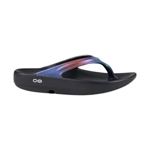 OOfos Women's OOlala Luxe Sandal - Midnight Spectre