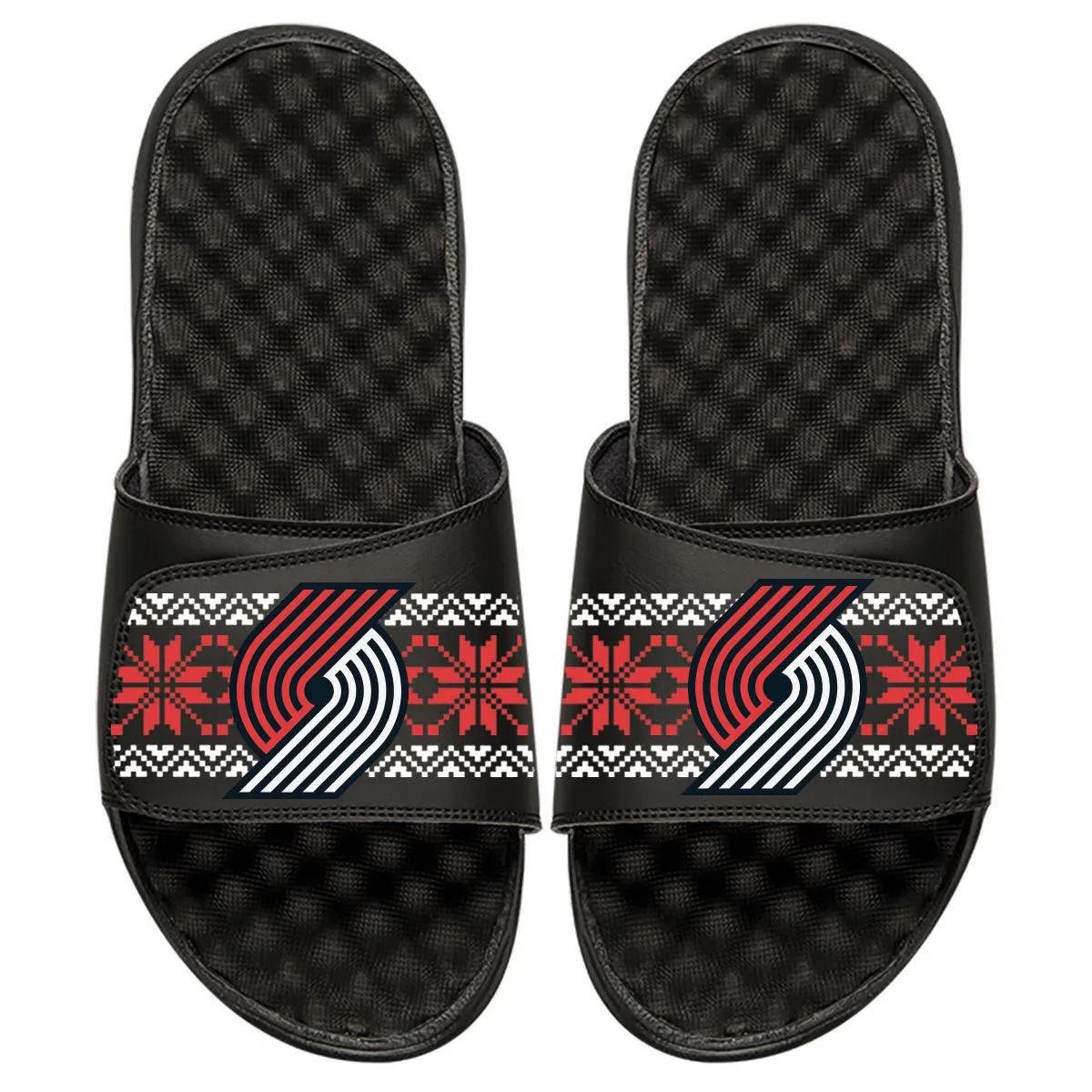 Portland Trail Blazers Ugly Sweater Slides