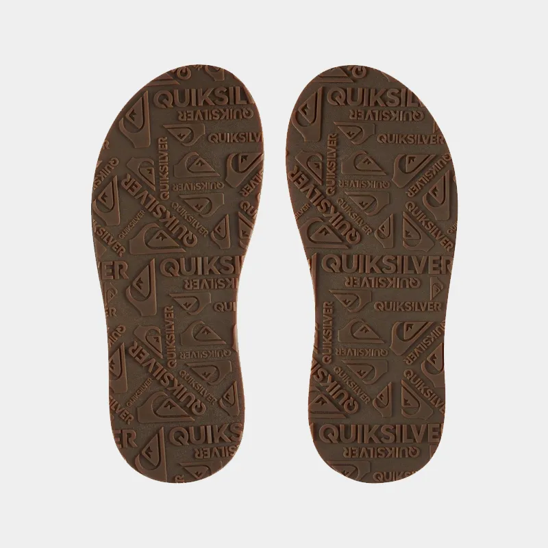 Quiksilver Travel Oasis Jandals - Black/Brown