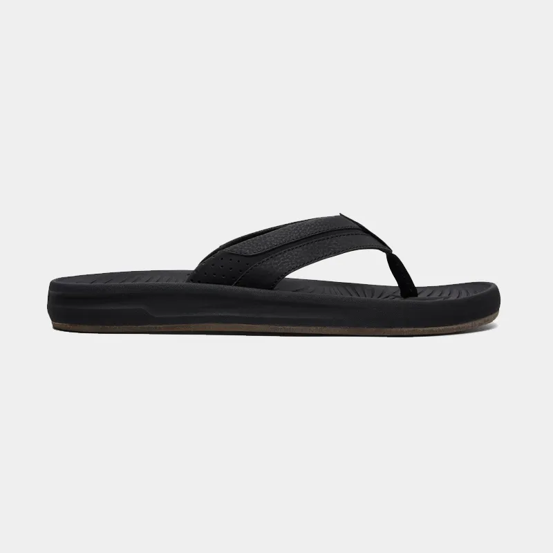 Quiksilver Travel Oasis Jandals - Black/Brown