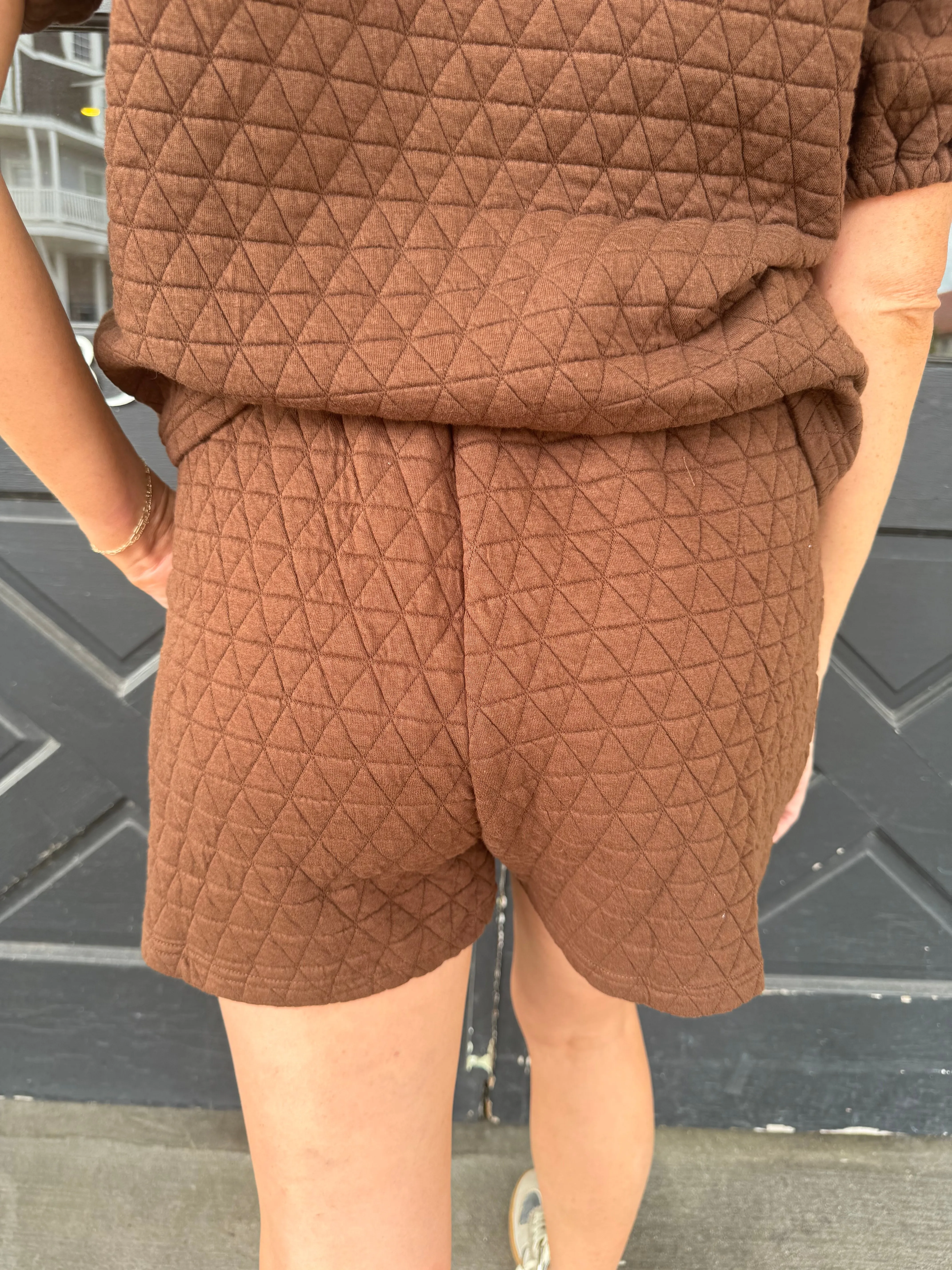 Quincy Quilted Tie Shorts