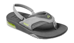 Reef Little Fanning Sandal-Grey/Volt