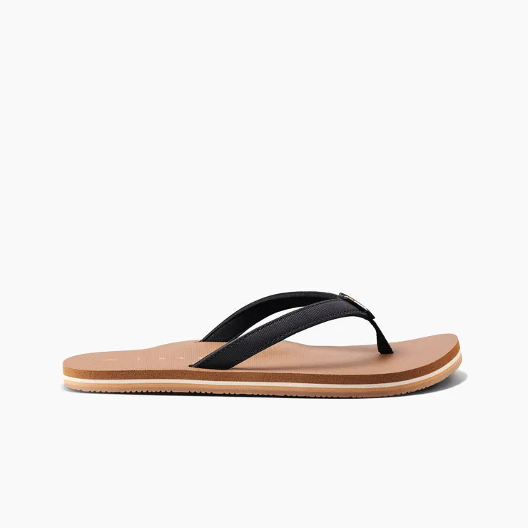 Reef Solana Black Tan Women's Sandal