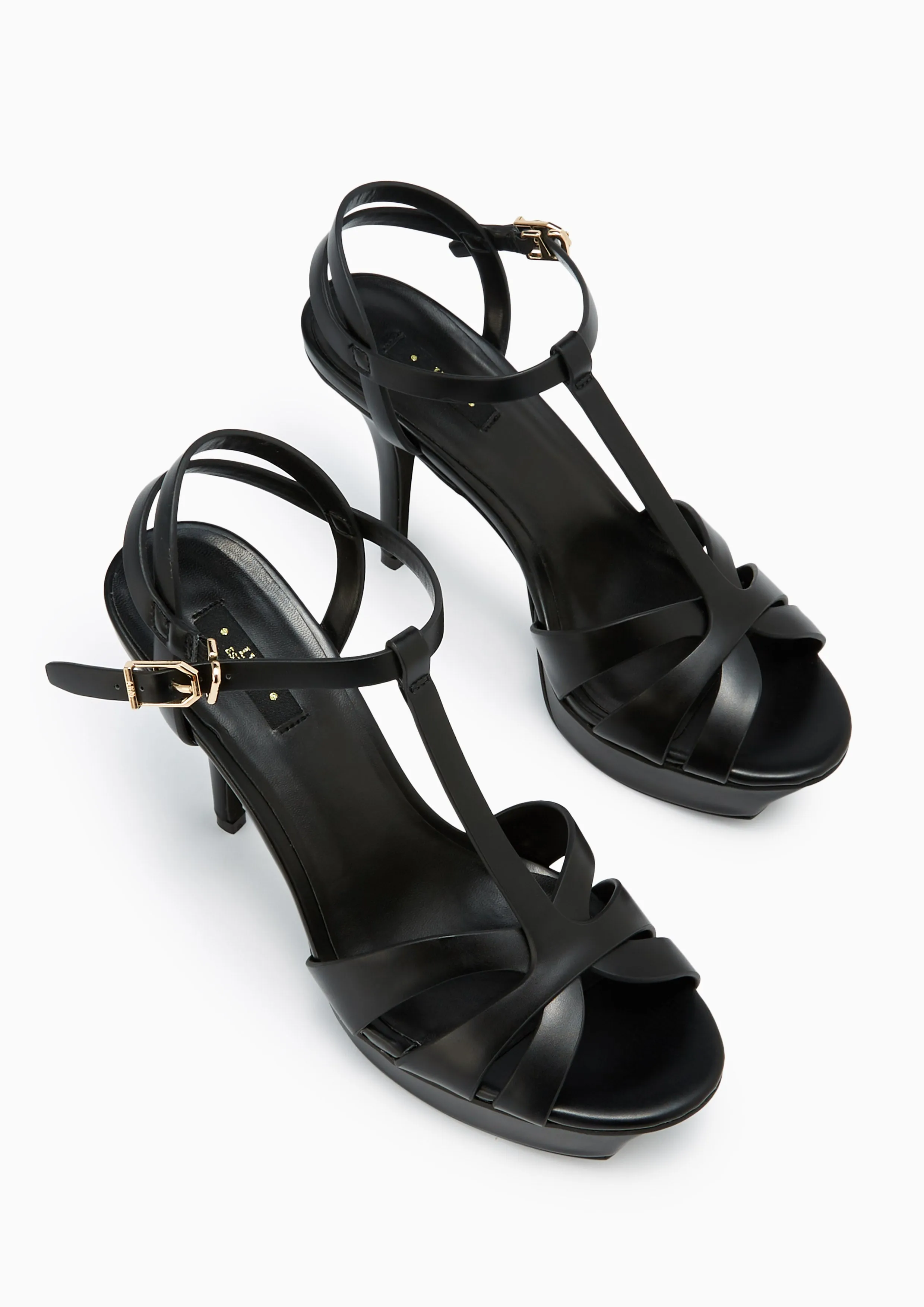 Sabella Soft Platform Heels Black