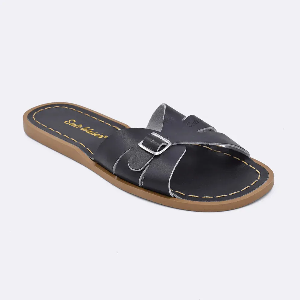 Salt Water | Classic Slide in Black