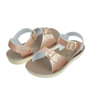 Salt-water sandals surfer rose gold