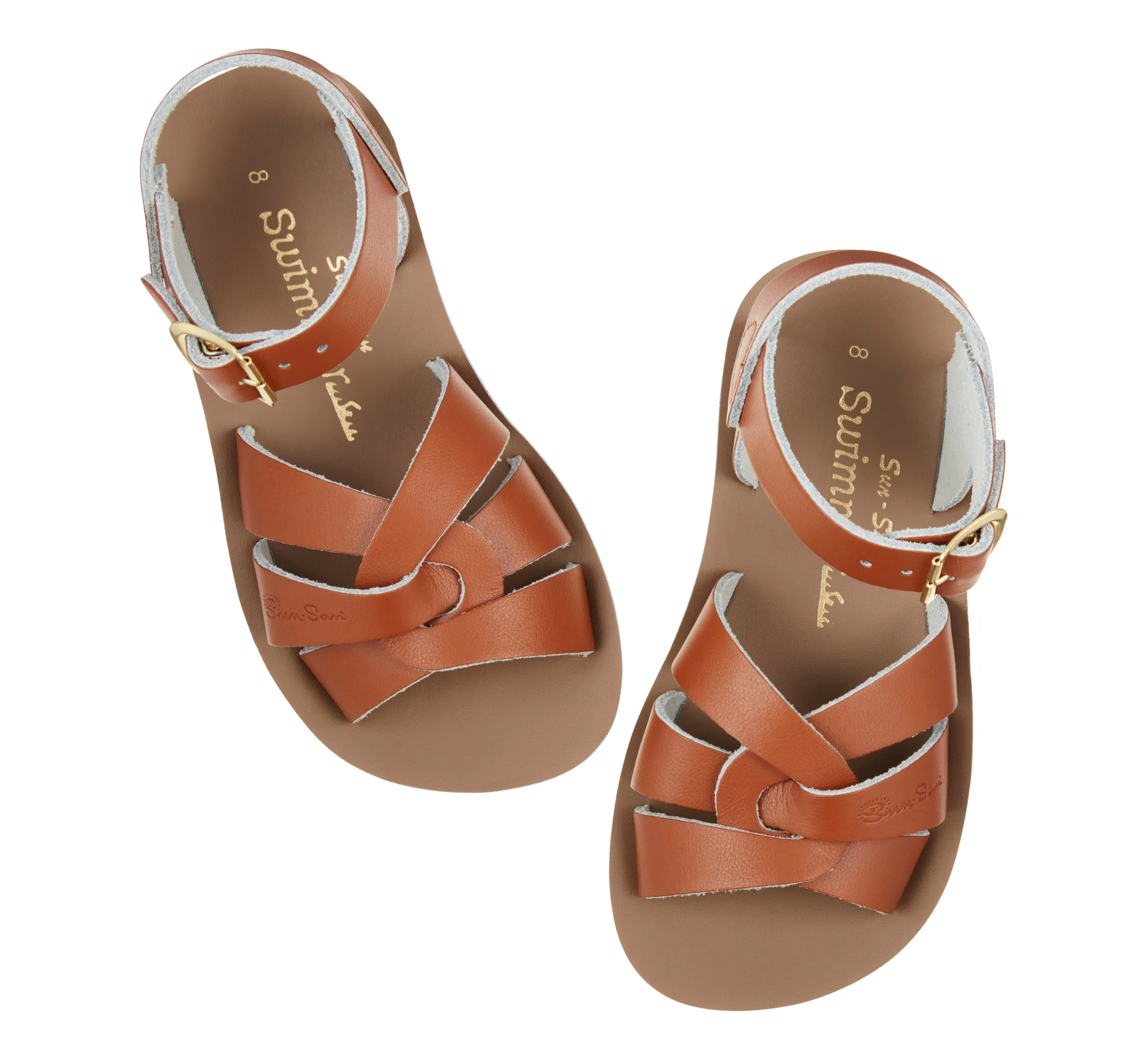 Salt-Water Swimmer Girls Tan Sandal