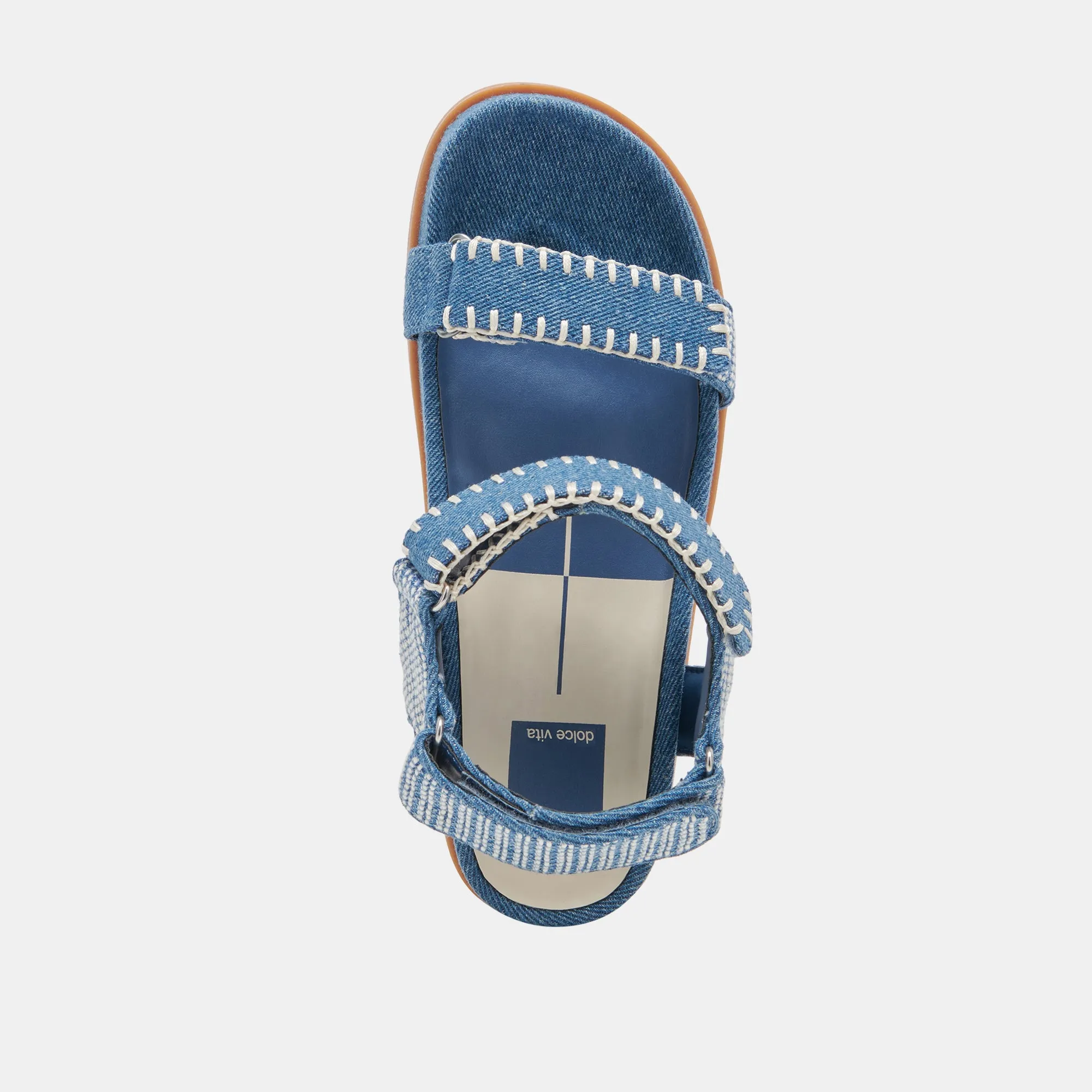 SENORA SANDALS BLUE MULTI DENIM