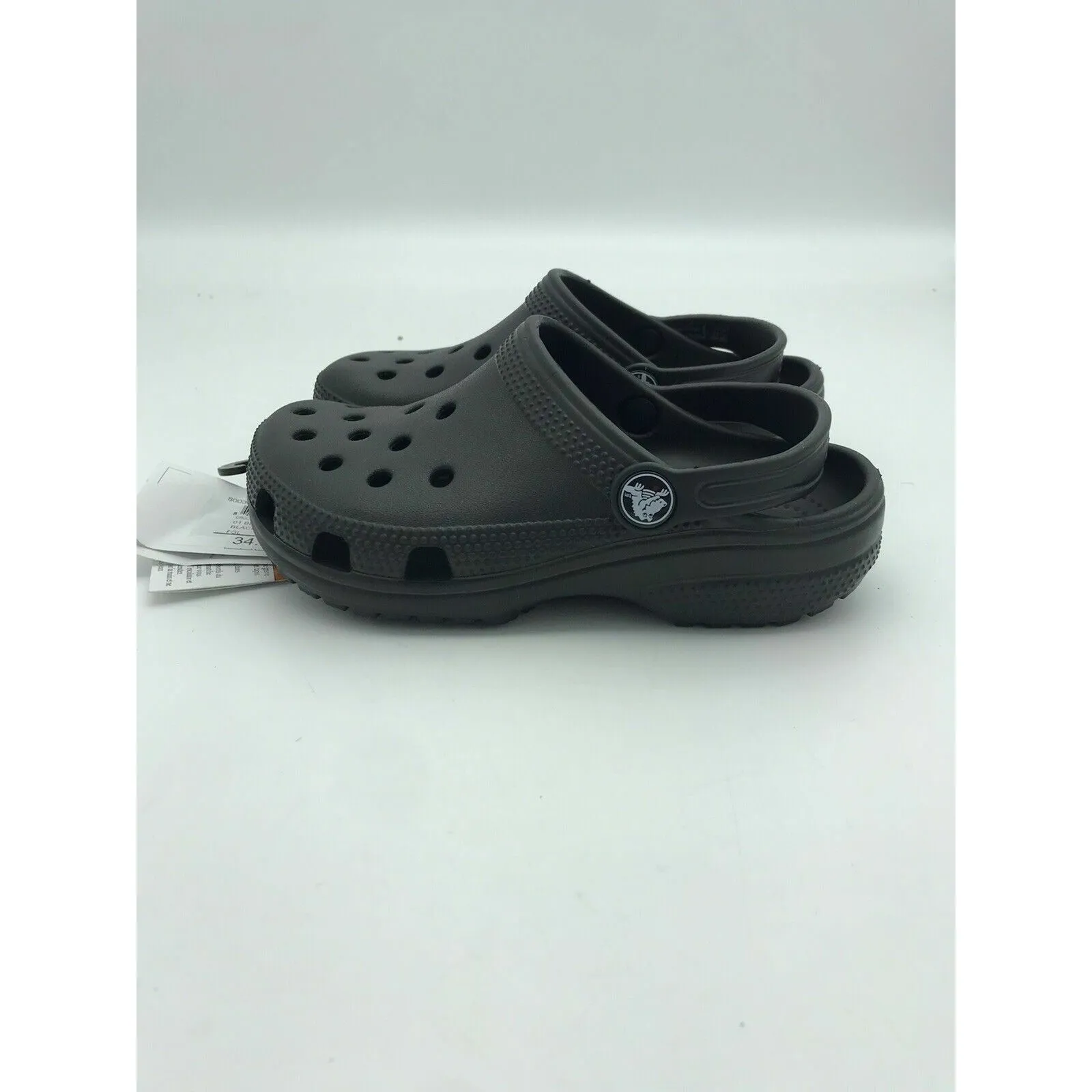 Size 13Y Kids Black crocs, New without box