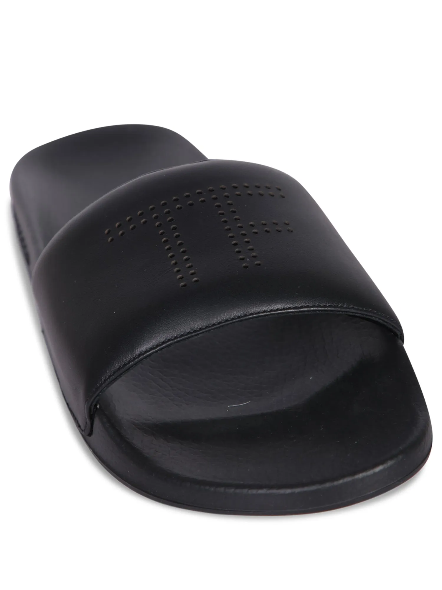 Slides leather sandals