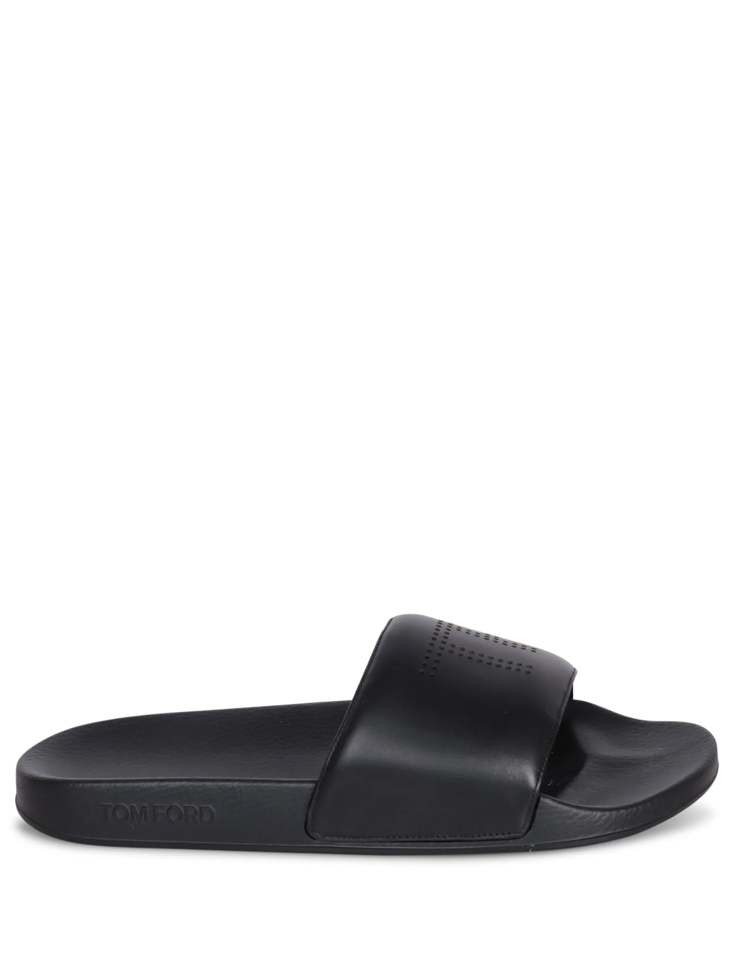 Slides leather sandals