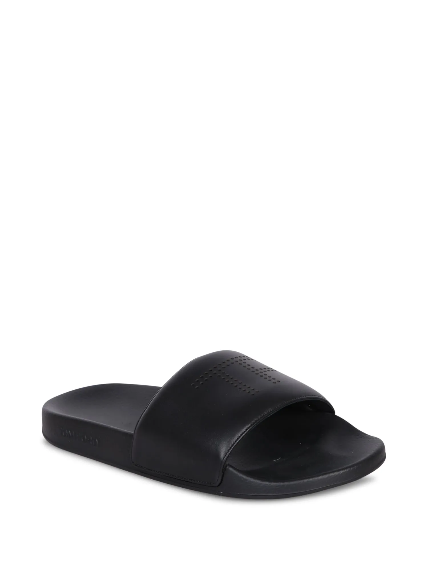 Slides leather sandals