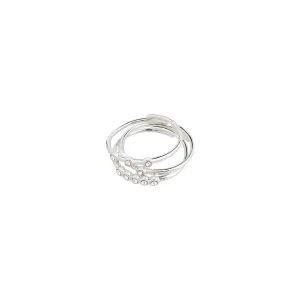 SLOAN rings 3-in-1 set silver-plated