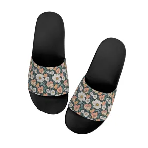 Tulips and Daisys Mens Slide Sandals