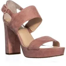 VINCE CAMUTO - JAYVID HIGH HEEL SUEDE SANDALS **FREE SHIPPING**