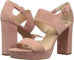 VINCE CAMUTO - JAYVID HIGH HEEL SUEDE SANDALS **FREE SHIPPING**