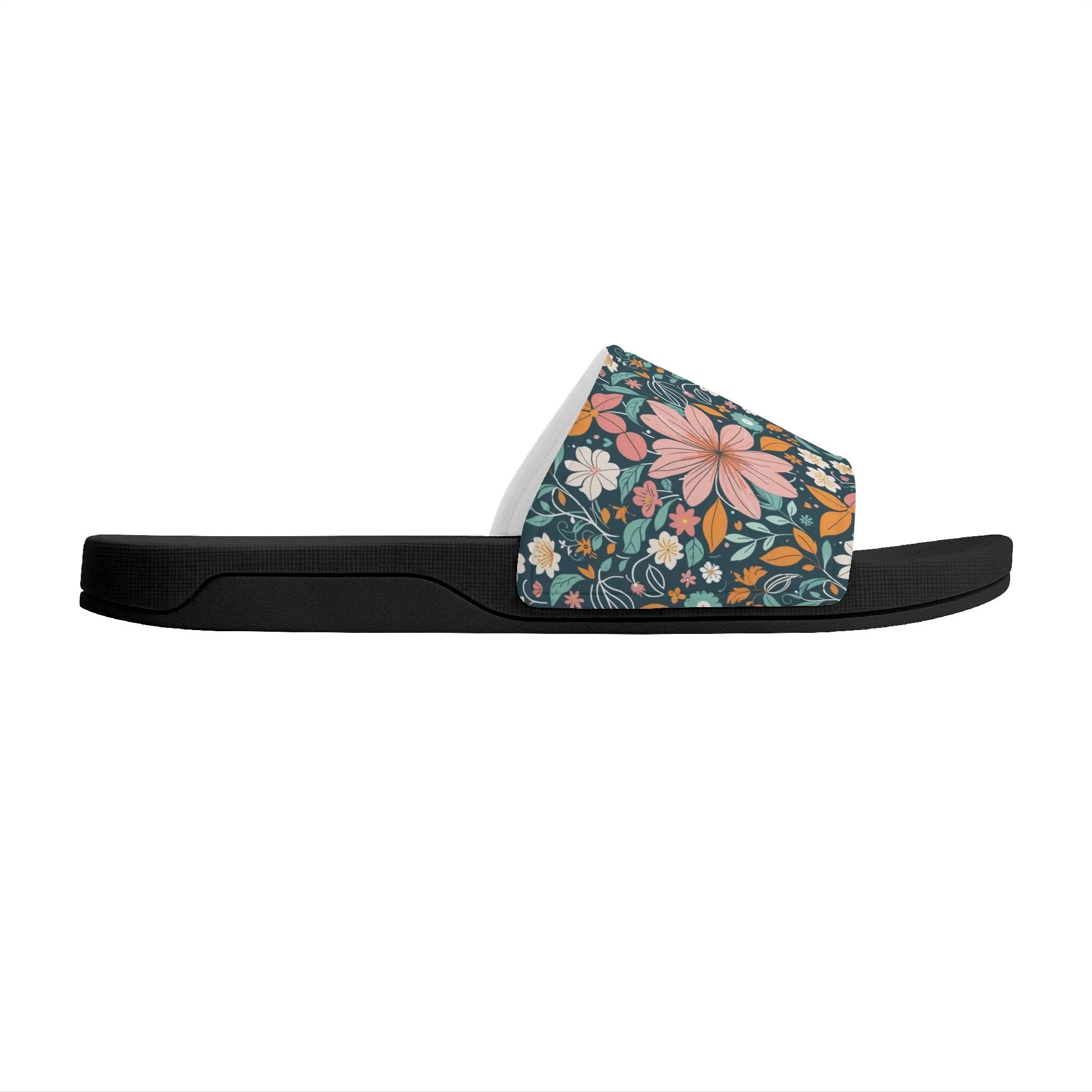 Wild Flowers Mens Slide Sandals