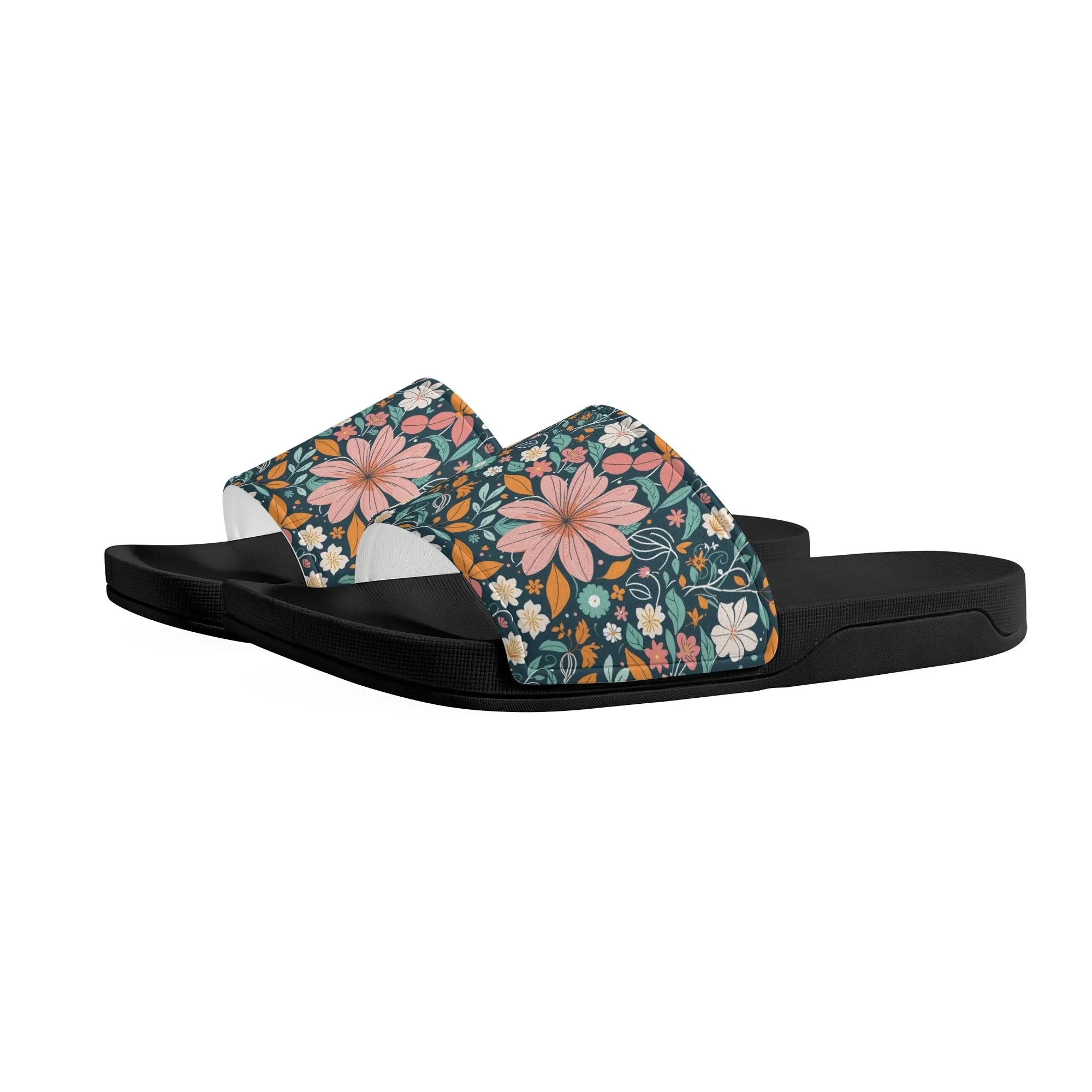 Wild Flowers Mens Slide Sandals