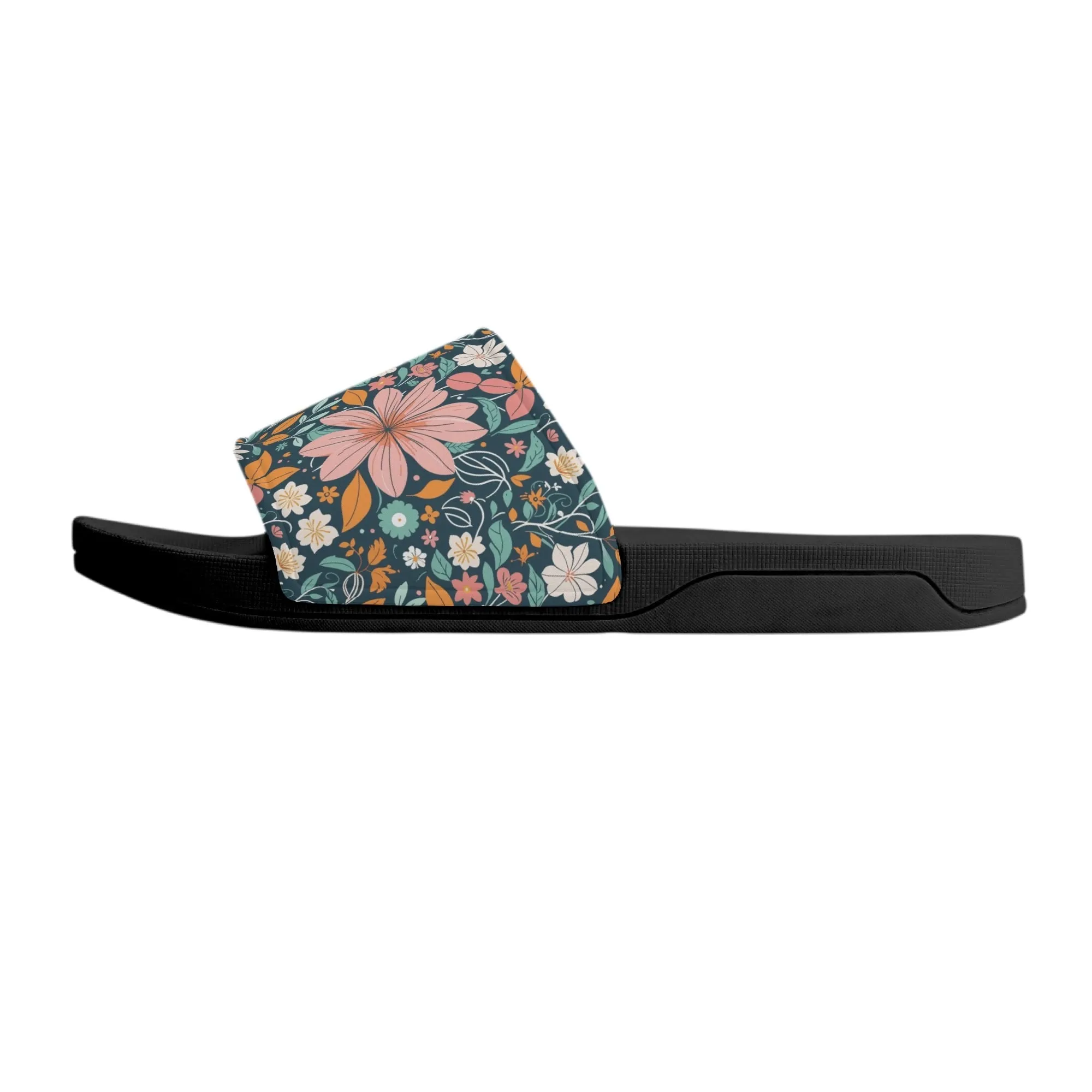 Wild Flowers Mens Slide Sandals