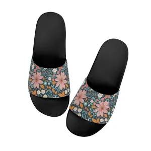 Wild Flowers Mens Slide Sandals