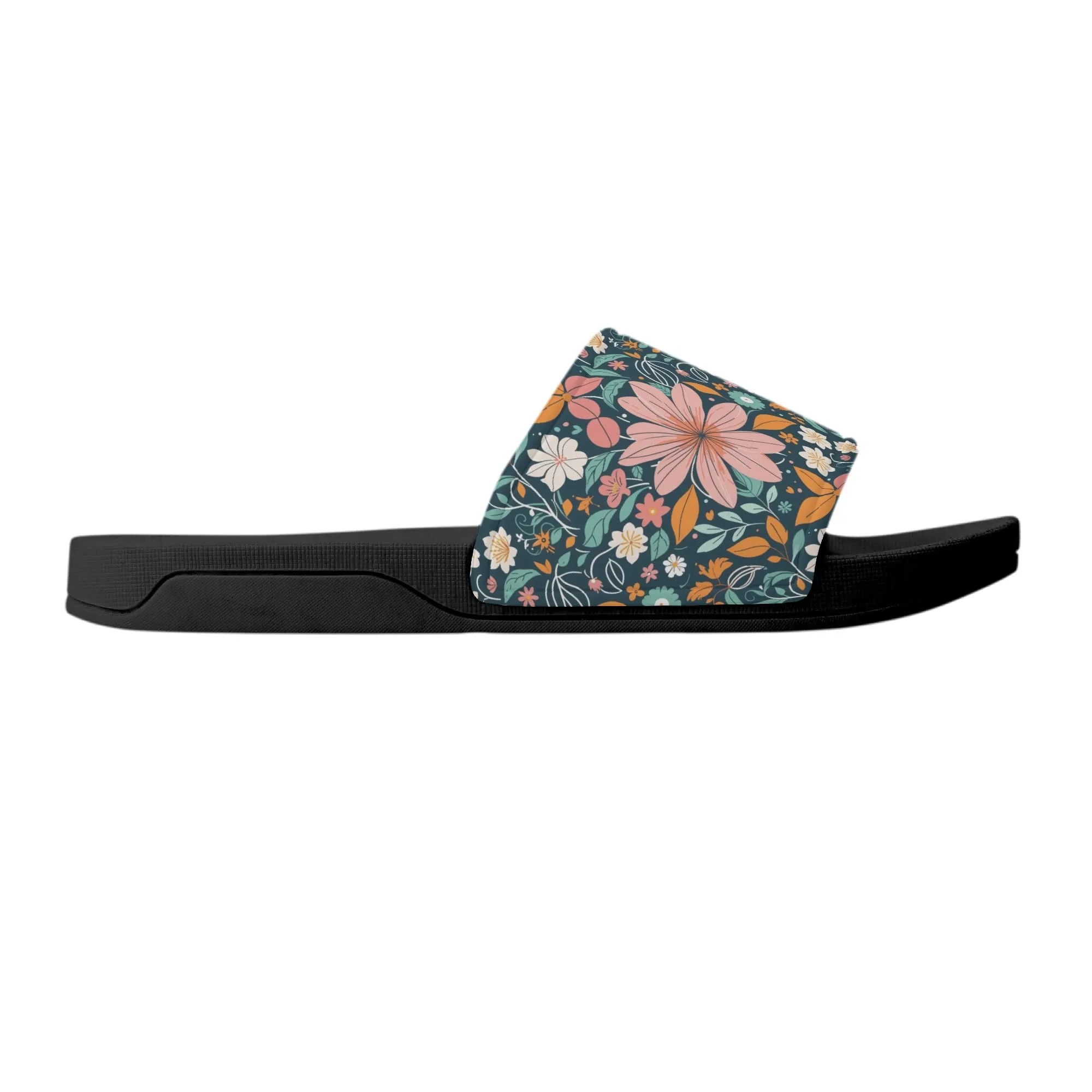 Wild Flowers Mens Slide Sandals