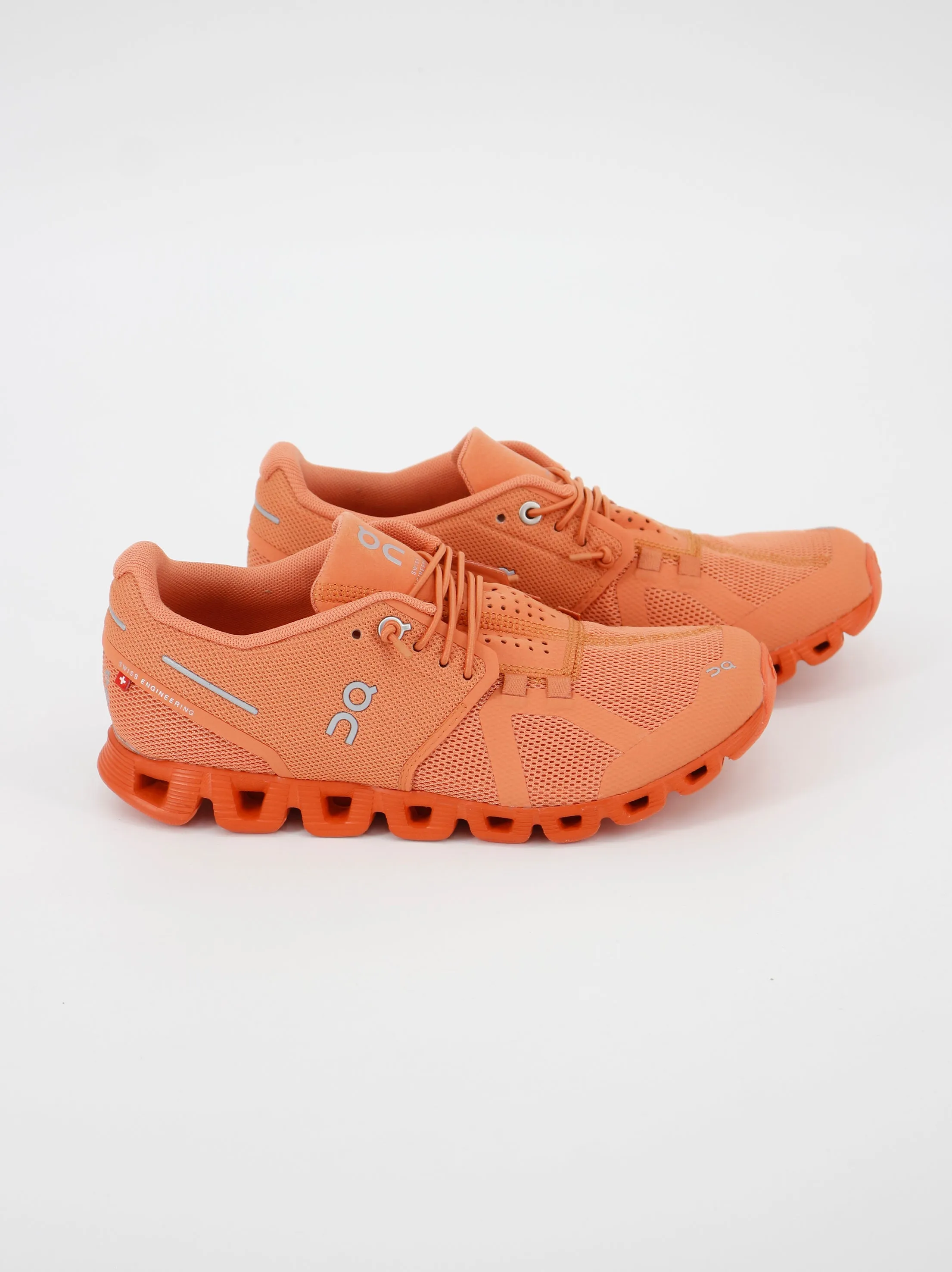 Women's Textured Running Shoes,Orange